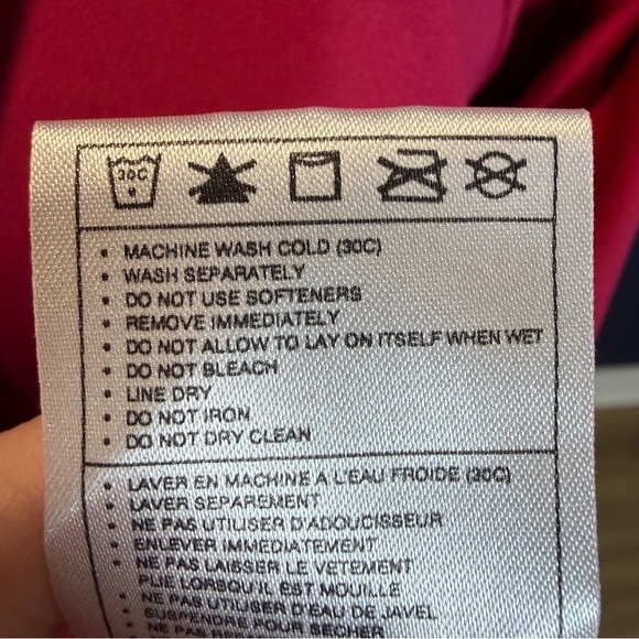 Nike Raspberry Red Dri-Fit Zip-Up Track Jacket | Size Small - Picture 9 of 9